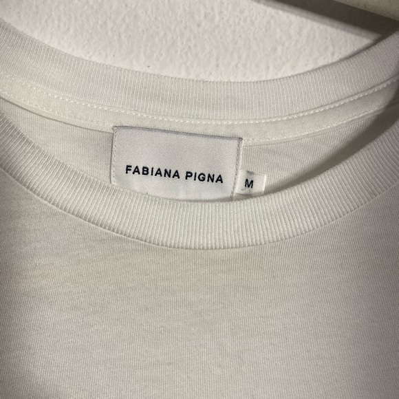 Fabiana Pigna INGA tee shirt white ruffle sleeve - Picture 5 of 7